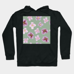 Pink Flowers Hoodie